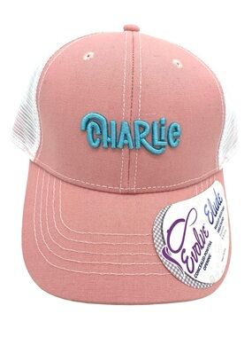 Infinity Charlie Embroidered Evolve +Elude Women’s Mesh Strapback Trunk Hat New